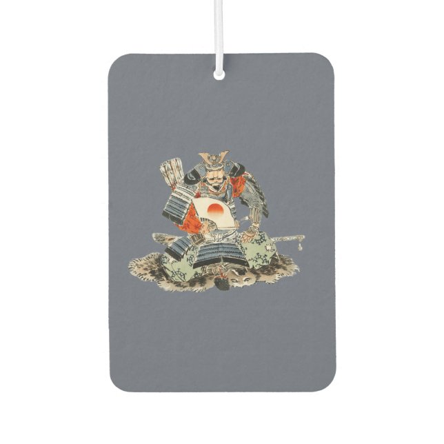 Samurai seated air freshener (Front)