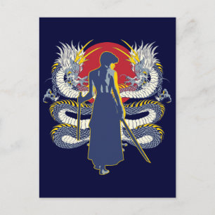 Samurai Seven Postcard