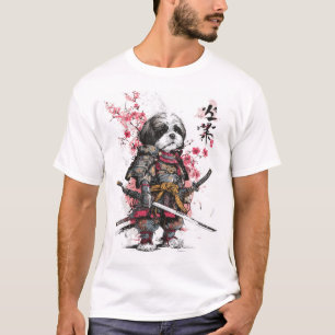 Samurai Shih Tzu � Epic Warrior Dog T-Shirt