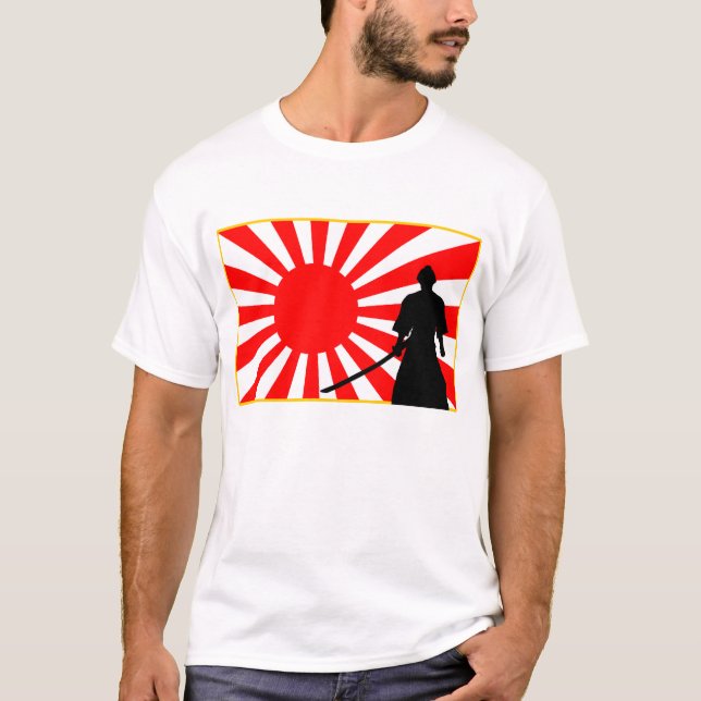 Samurai silhouette. T-Shirt (Front)
