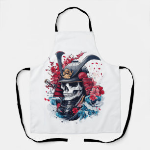 Samurai Skull Warrior Apron