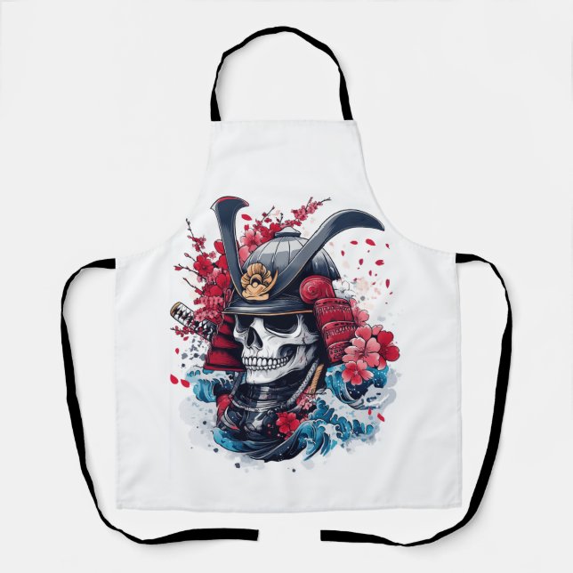 Samurai Skull Warrior Apron (Front)