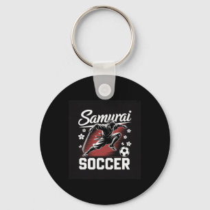 Samurai Soccer Warrior Spirit Footll Katana Blade  Keychain