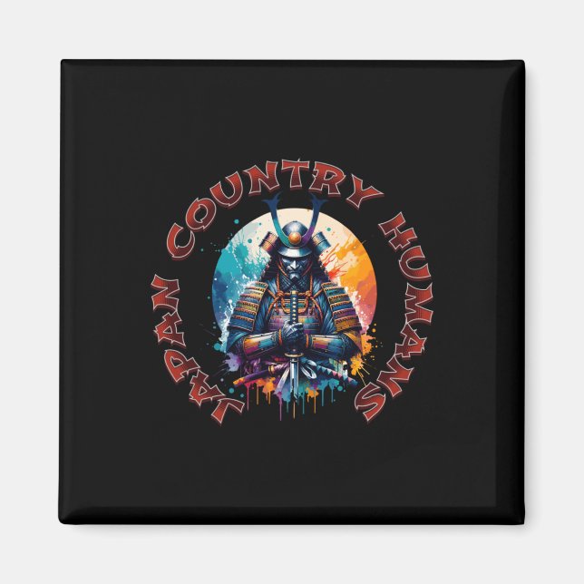Samurai Spirit - Warrior’s Honour Sticker  Magnet (Front)
