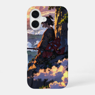 Samurai Sunset iPhone 16 Case