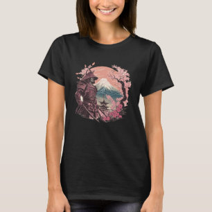 Samurai Swords Japanese Retro Vintage Bushido Warr T-Shirt