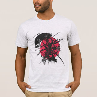 samurai T-shirt for mens