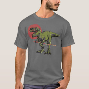 Samurai Tyrannosaurus Re Dinosaur Lover T-Shirt