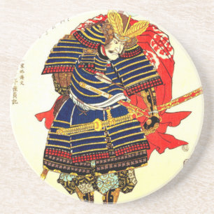 Samurai - Utagawa Kuniyoshi 歌川 国芳 Coaster