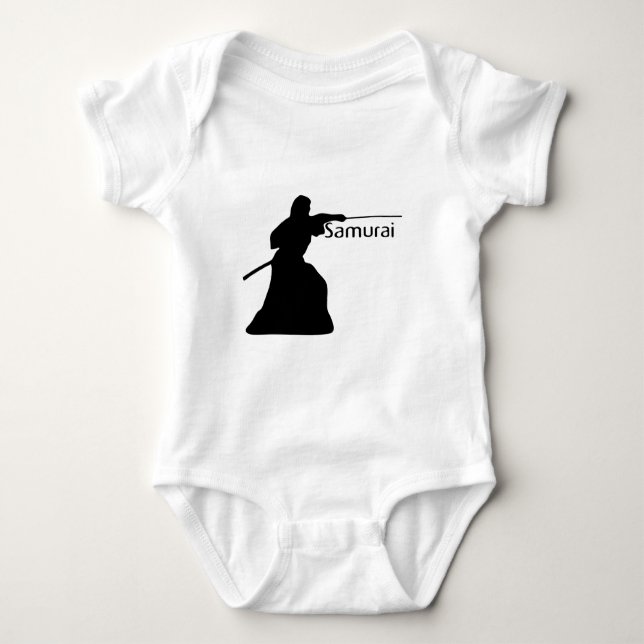 Samurai Warrior Baby Bodysuit (Front)