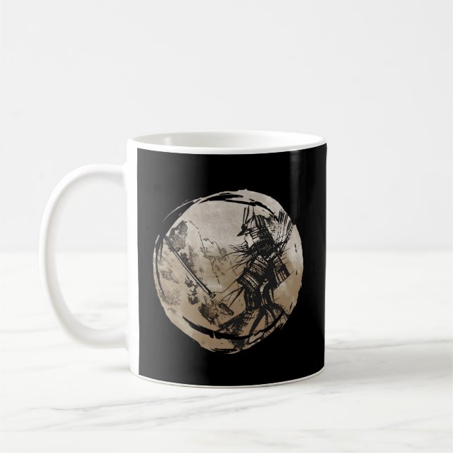 Samurai Warrior Bushido Code Japanese Swords Coffee Mug (Left)