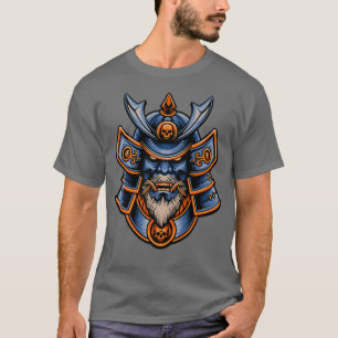 Samurai Warrior Bushido Oni Mask Japanese Culture T-Shirt