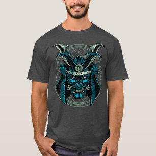 Samurai Warrior Bushido Oni Mask Monster Japanese T-Shirt