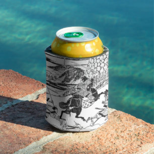 Samurai Warrior Can Cooler