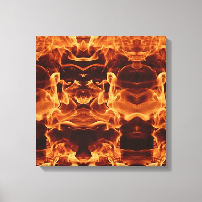 Samurai warrior canvas print (Front)