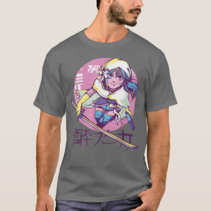 Samurai Warrior Cosplay Anime Otaku Manga Fighter  T-Shirt