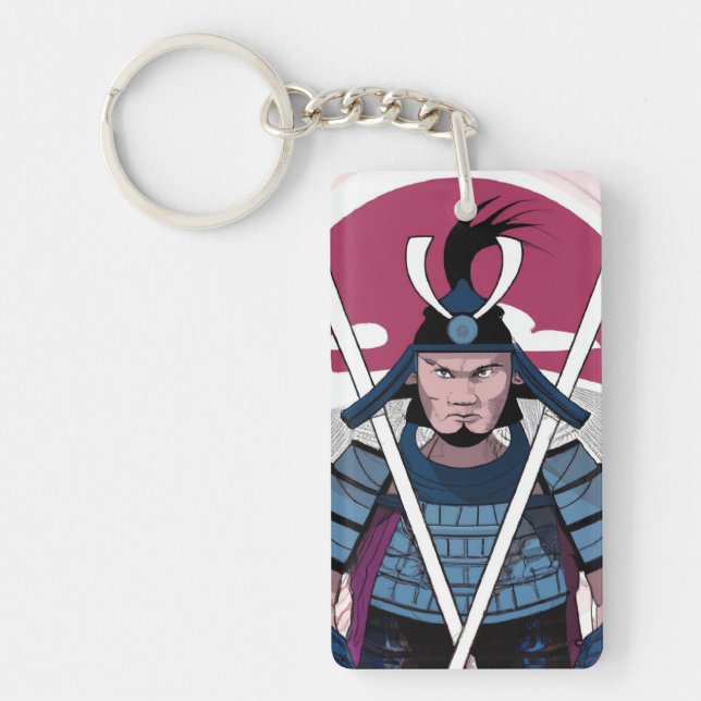 Samurai warrior keychain (Front)
