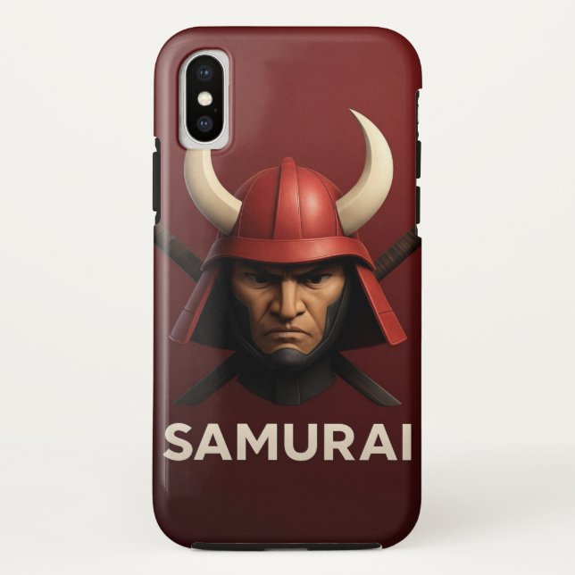 Samurai Warrior Mobile Cover (Back)