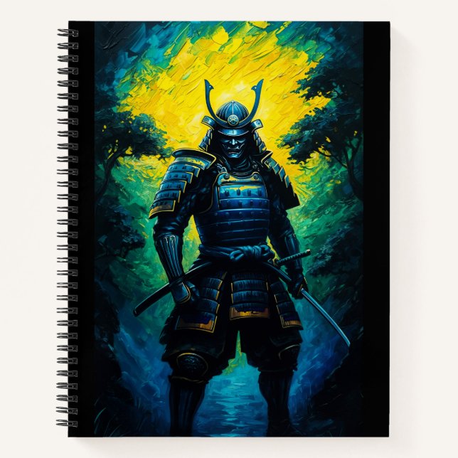 Samurai Warrior Painting Notebook (Front)
