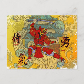 Samurai Warrior Postcard