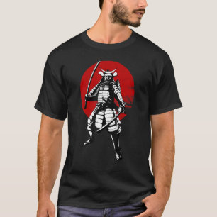 Samurai Warrior Red Circle T-Shirt
