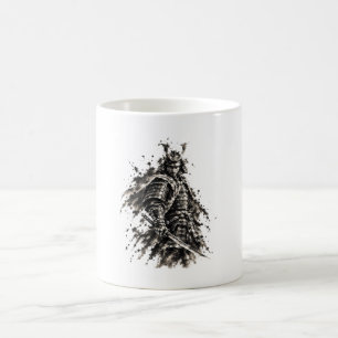 Samurai Warrior – Sumi-e Coffee Mug