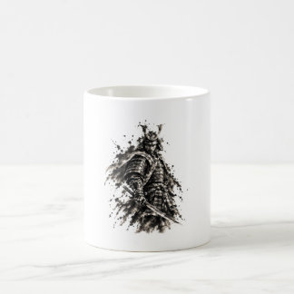Samurai Warrior – Sumi-e Coffee Mug