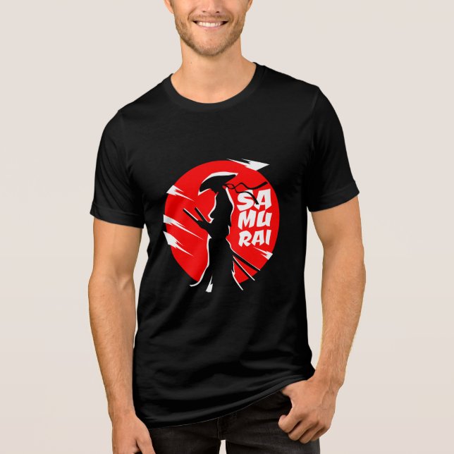 Samurai Warrior Tri-Blend Shirt (Front)