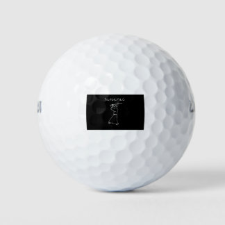 Samurai way of the warrior gift present golf balls