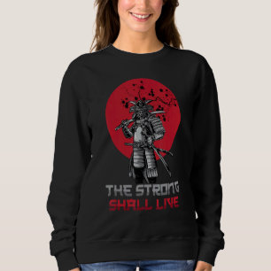 Samurais  The Strong Shall Live  Cherry Blossom  O Sweatshirt