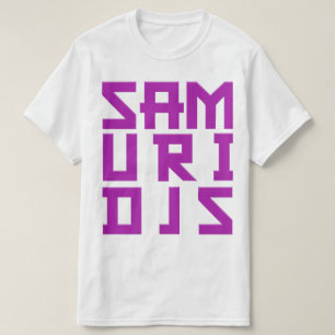 SAMURI DJs Purple Square Design T-Shirt
