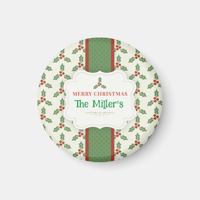 S'AMUSER ! Magnet de Noël - Personnalisé -Ajouter  (Devant)