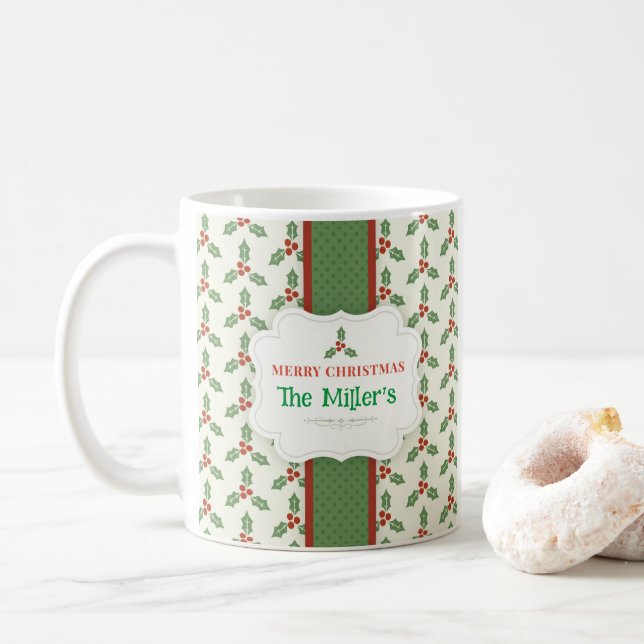 S'AMUSER ! Mug de Noël - Personnalisé -Ajouter un  (Avec donut)