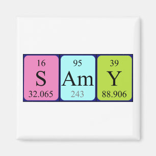 Samy periodic table name magnet