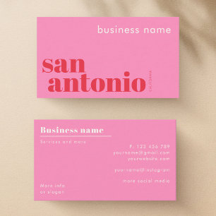 San Antonio California company shop Business Card