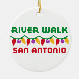 San Antonio Ceramic Ornament