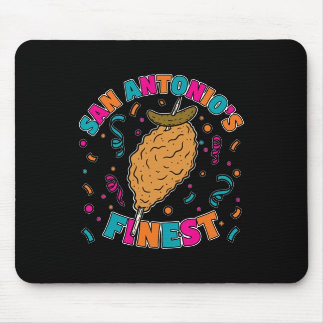 San Antonio Chicken On A Stick  Mouse Pad (Front)