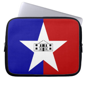 San Antonio City Flag Laptop Sleeve
