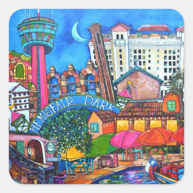 San Antonio Riverwalk sticker (Front)