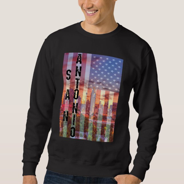 San Antonio Skyline Texas Sweatshirt (Front)