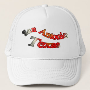 San Antonio Texas 3D Trucker Hat