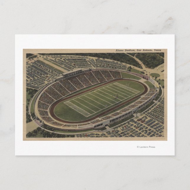 San Antonio, Texas - Alamo Stadium View Postcard (Front)