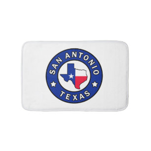 San Antonio Texas Bath Mat