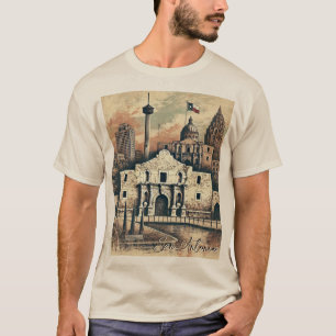 San Antonio Texas Distressed Grunge T-Shirt