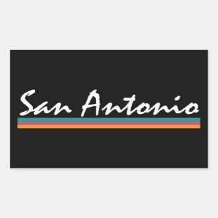 San Antonio Texas Fiesta Colors Sticker