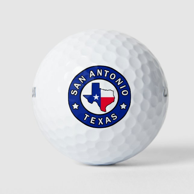 San Antonio Texas Golf Balls (Front)