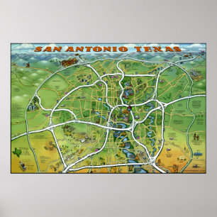 San Antonio Texas Grand Poster