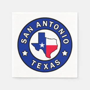 San Antonio Texas Napkin
