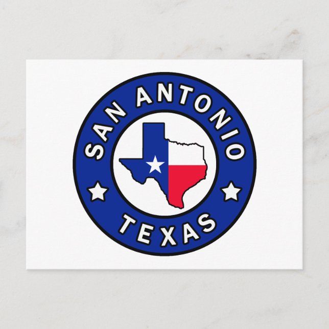 San Antonio Texas Postcard (Front)
