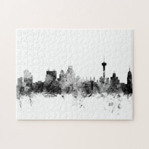 San Antonio Texas Skyline Jigsaw Puzzle